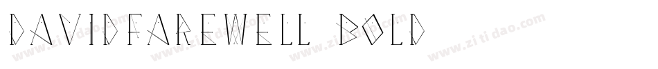 DavidFarewell Bold字体转换